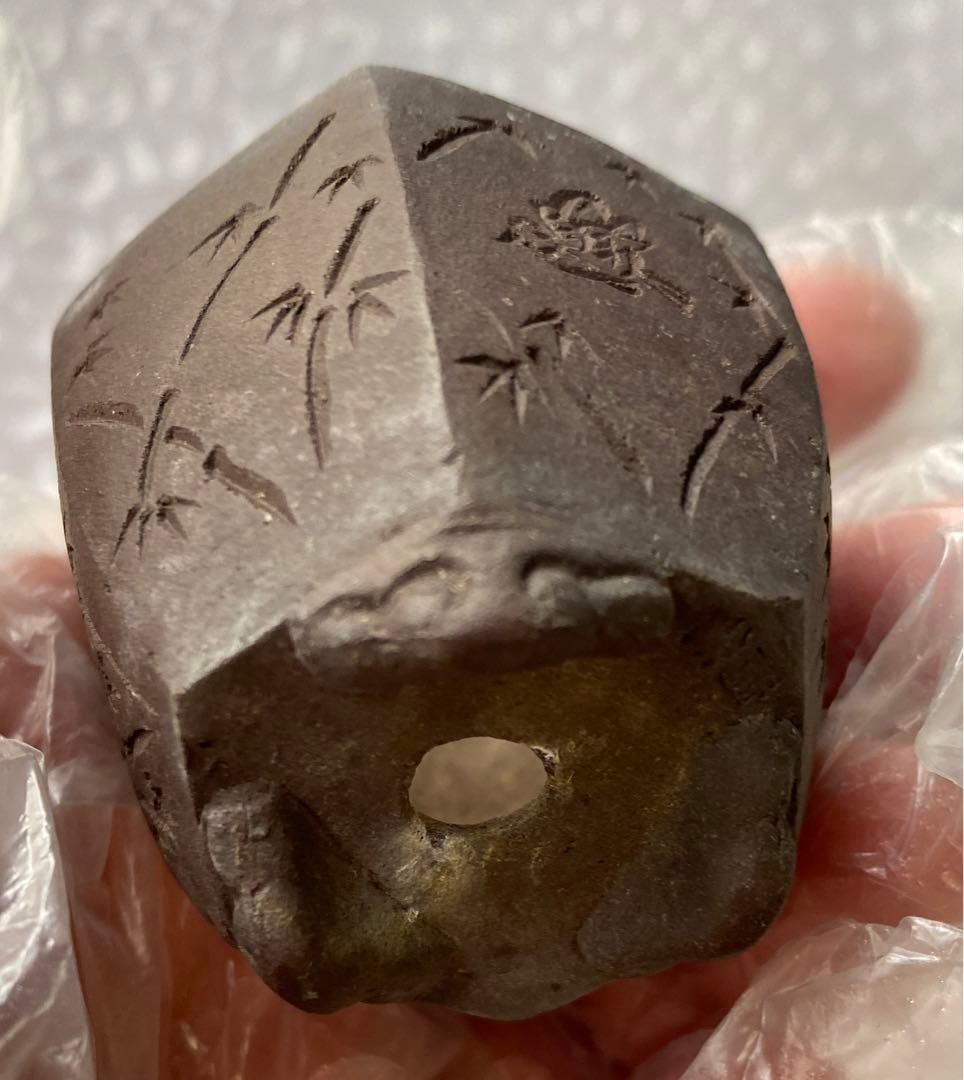 陶雀　雀　３個セット　盆栽鉢　小品　アンティーク　レトロ　(A9・10・11)