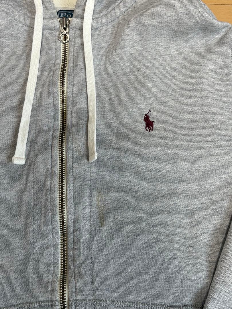 Polo by Ralph Lauren グレー フルジップパーカー XL