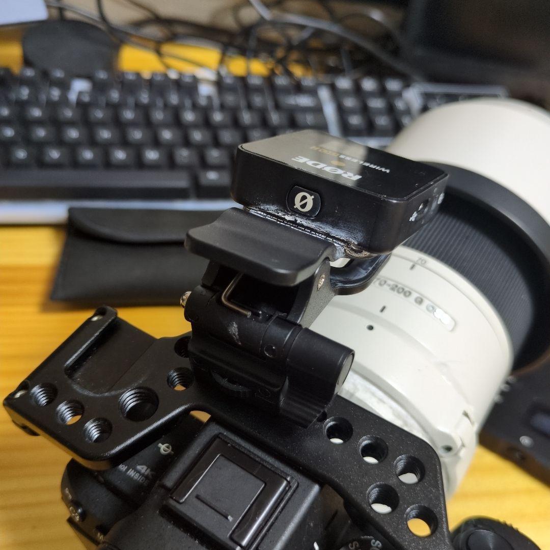 RODE Wireless GO II／受信機クリップ破損・ネジ固定