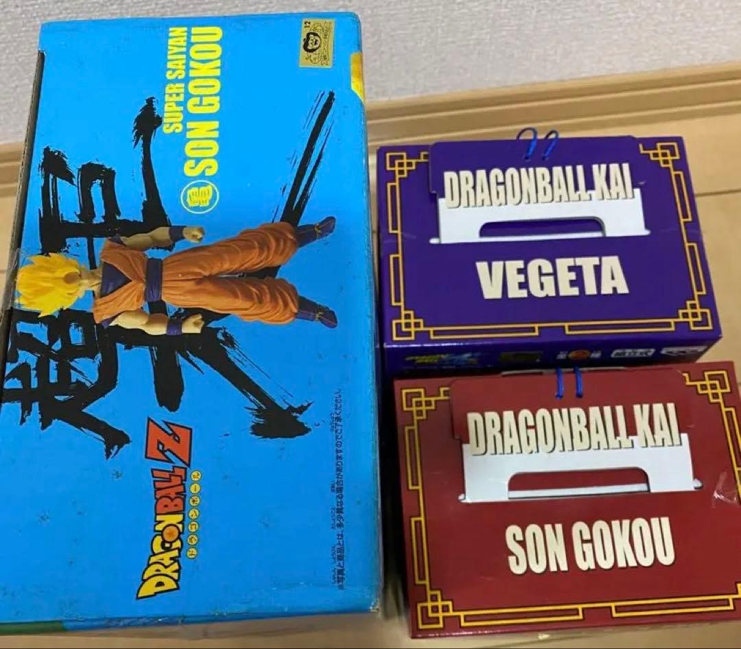 DX組立式ソフビフィギュアサイヤ人来襲編　孫悟空ベジータスーパーサイヤ人