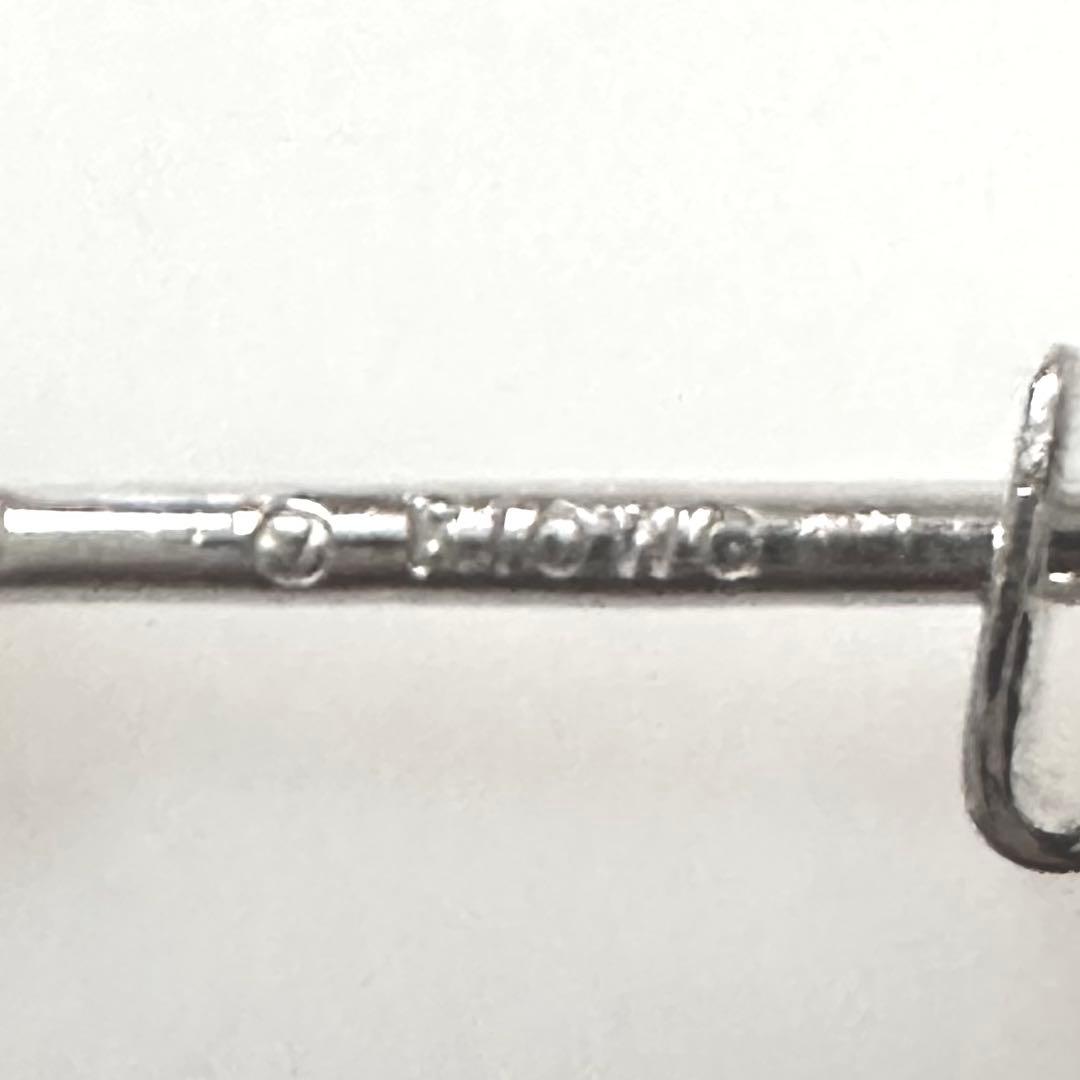 【ヴァンドーム青山】 K10WG 美品 フープピアス