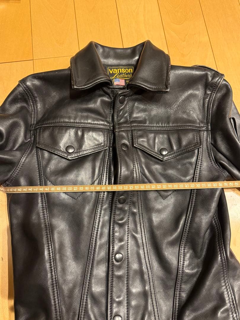 vanson バンソン トラッカーレザージャケット DJCB 3rd