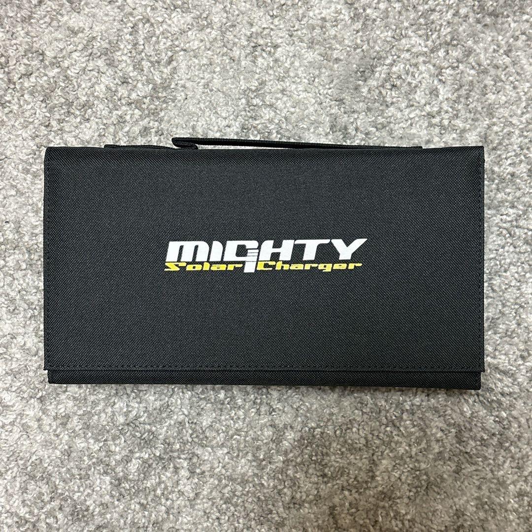 60W ソーラーチャージャー 9面折畳式 DC/USB同時充電 アウトドア 防災