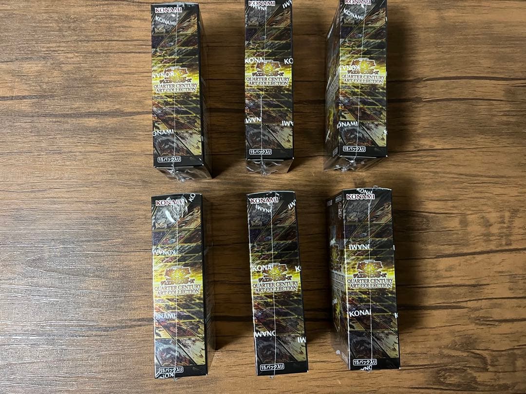 新品　シュリンク付き　遊戯王　クォーターセンチュリーアートコレクション　6BOX