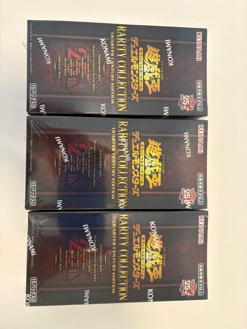 ［未開封シュリンク付]遊戯王OCG Rarity Collection 3BOX
