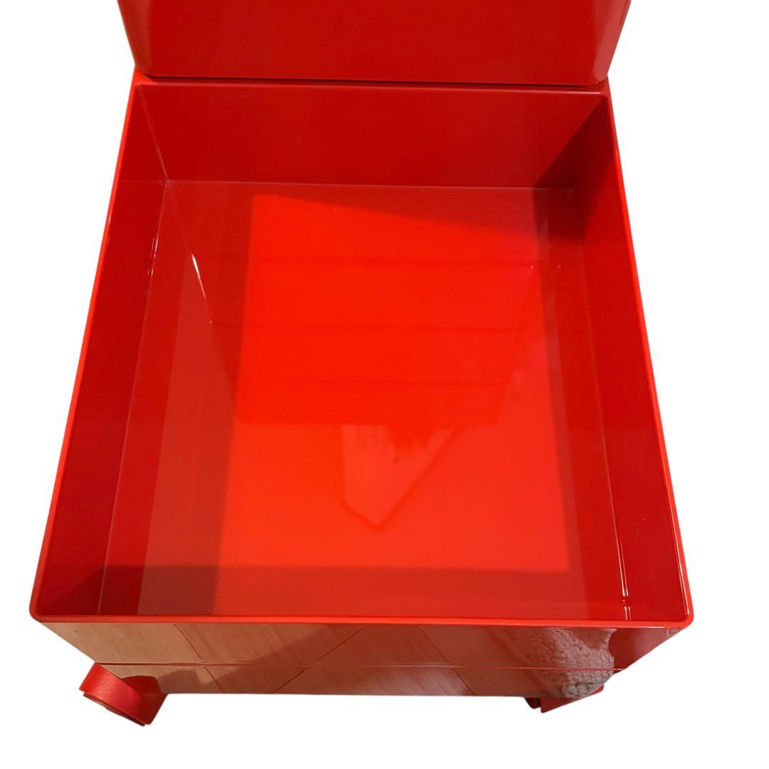 【希少レッド】MAGIS 360° コンテナ 5段 天板なし