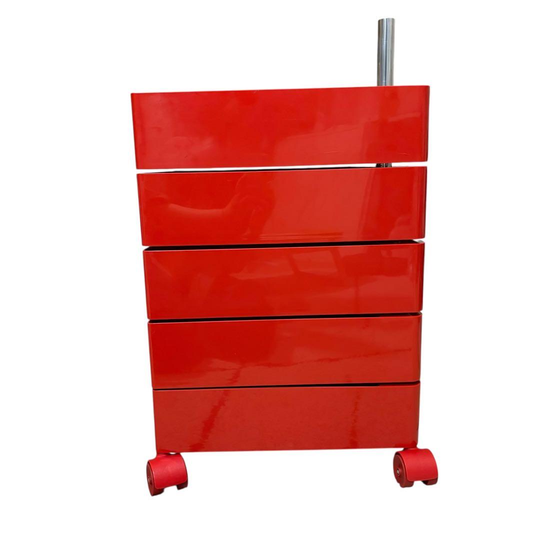 【希少レッド】MAGIS 360° コンテナ 5段 天板なし