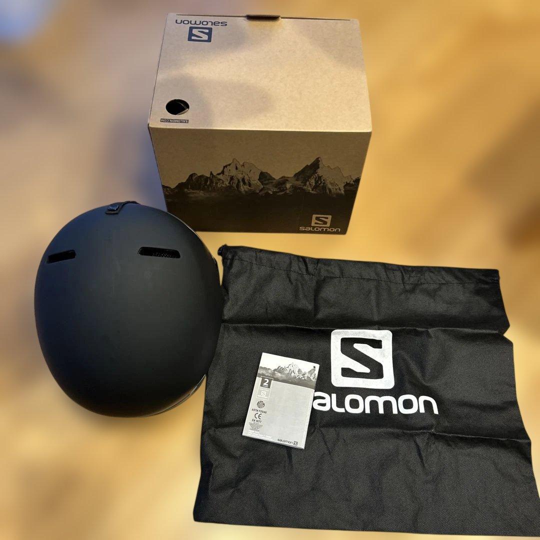 SALOMON スノボ　ヘルメットBLACK MATT XL
