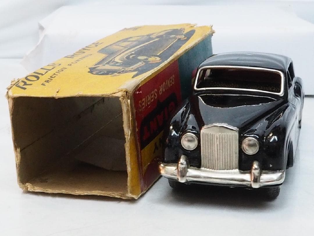 SSS TANY GIANT【ロールスロイス黒】ブリキtin toy car箱付