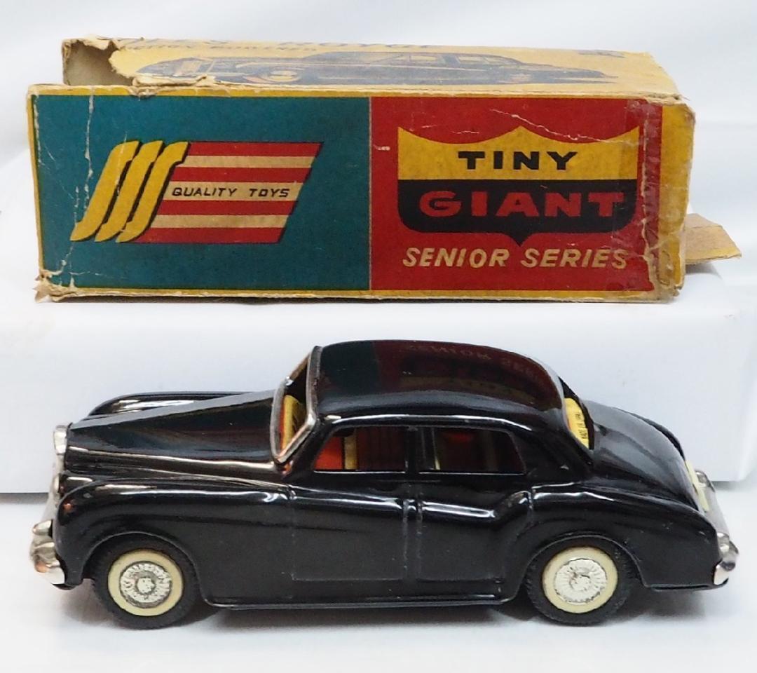 SSS TANY GIANT【ロールスロイス黒】ブリキtin toy car箱付