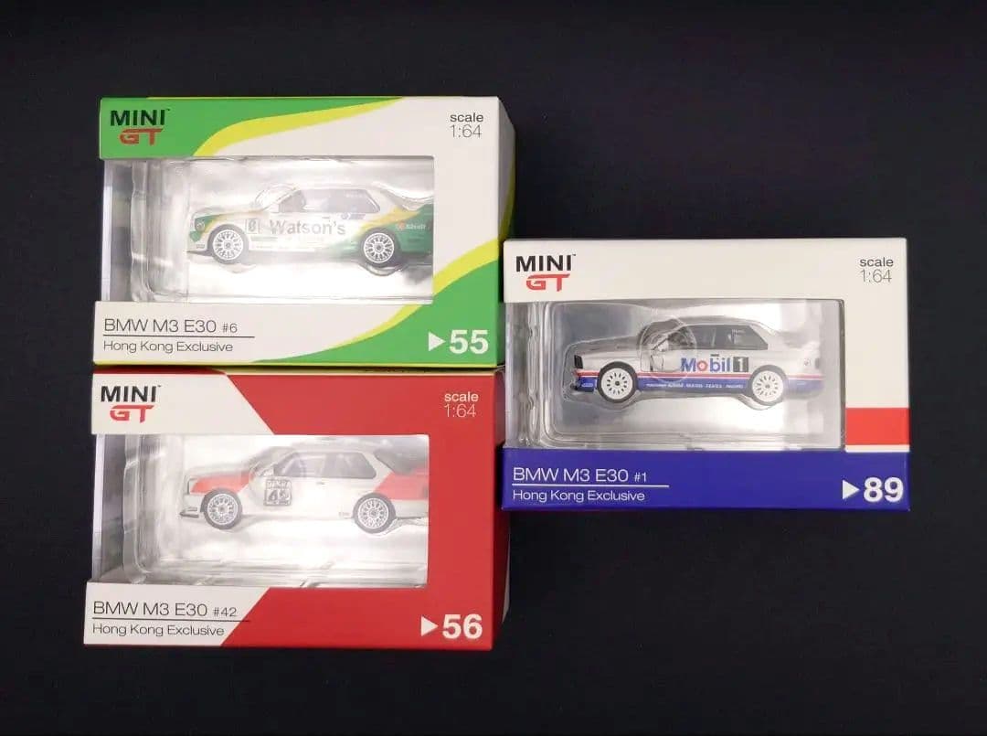 MINI GT BMW M3 E30 香港限定版 3台セット
