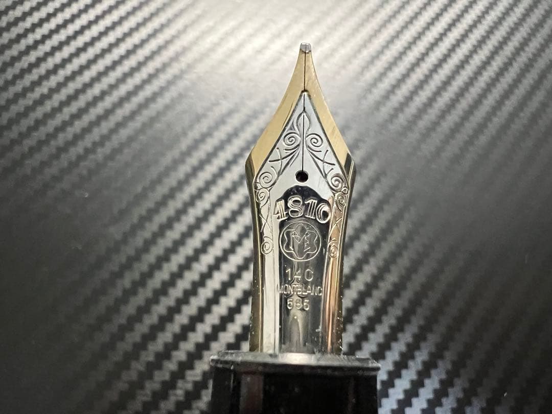 モンブラン マイスターシュテュック 149 万年筆 14C 中白 BB 極太字