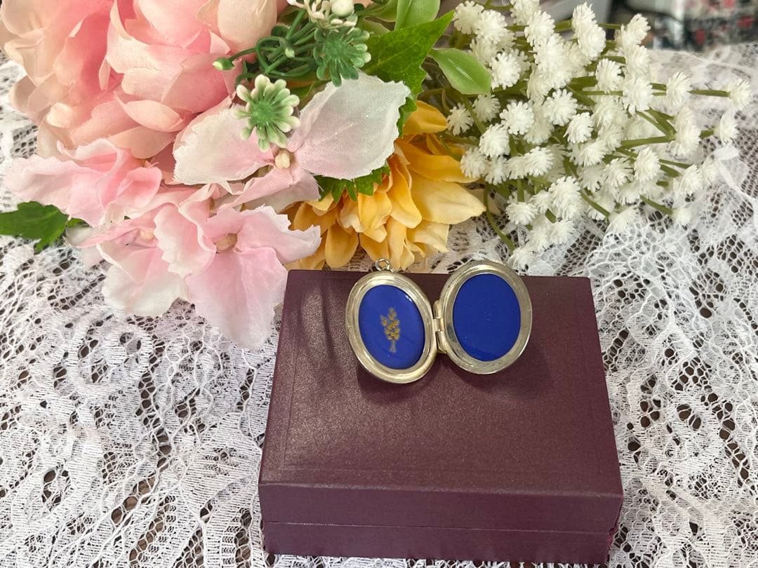 英国 シルバー ロケットペンダント ヴィクトリアン バーミンガム