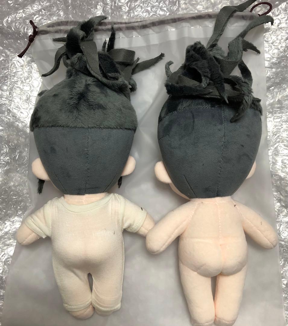 激レア　目刺繍　陳情令　王一博　肖战　ぬいぐるみ20cm ペア＋衣装　時尚芭莎