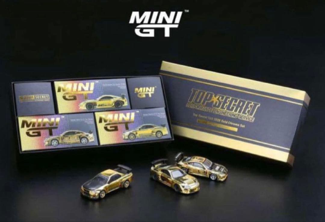 ミニGT トップシークレット 東京オートサロン 2025 ゴールドクロームセット