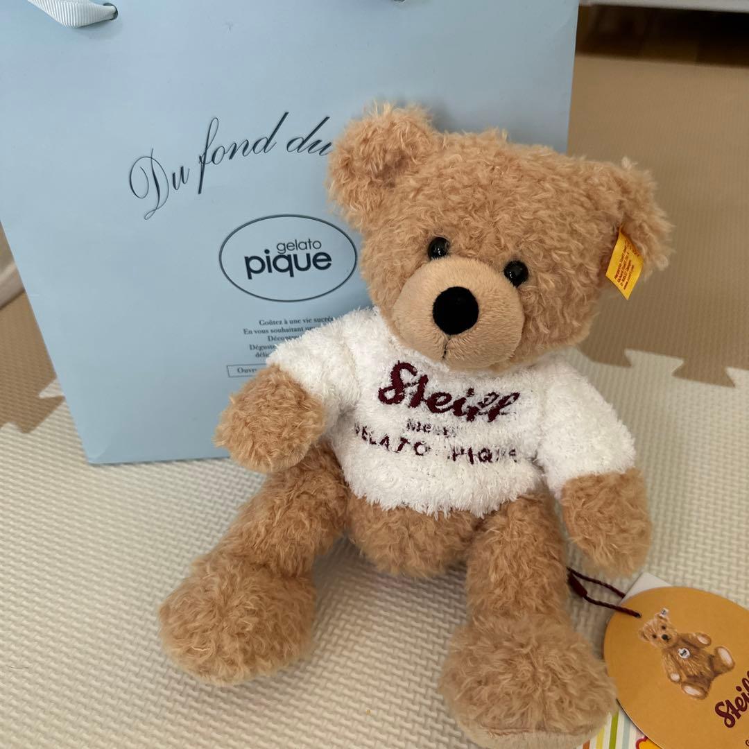 【新品未使用】ジェラートピケ　Steiffシュタイフぬいぐるみ　ジェラピケ