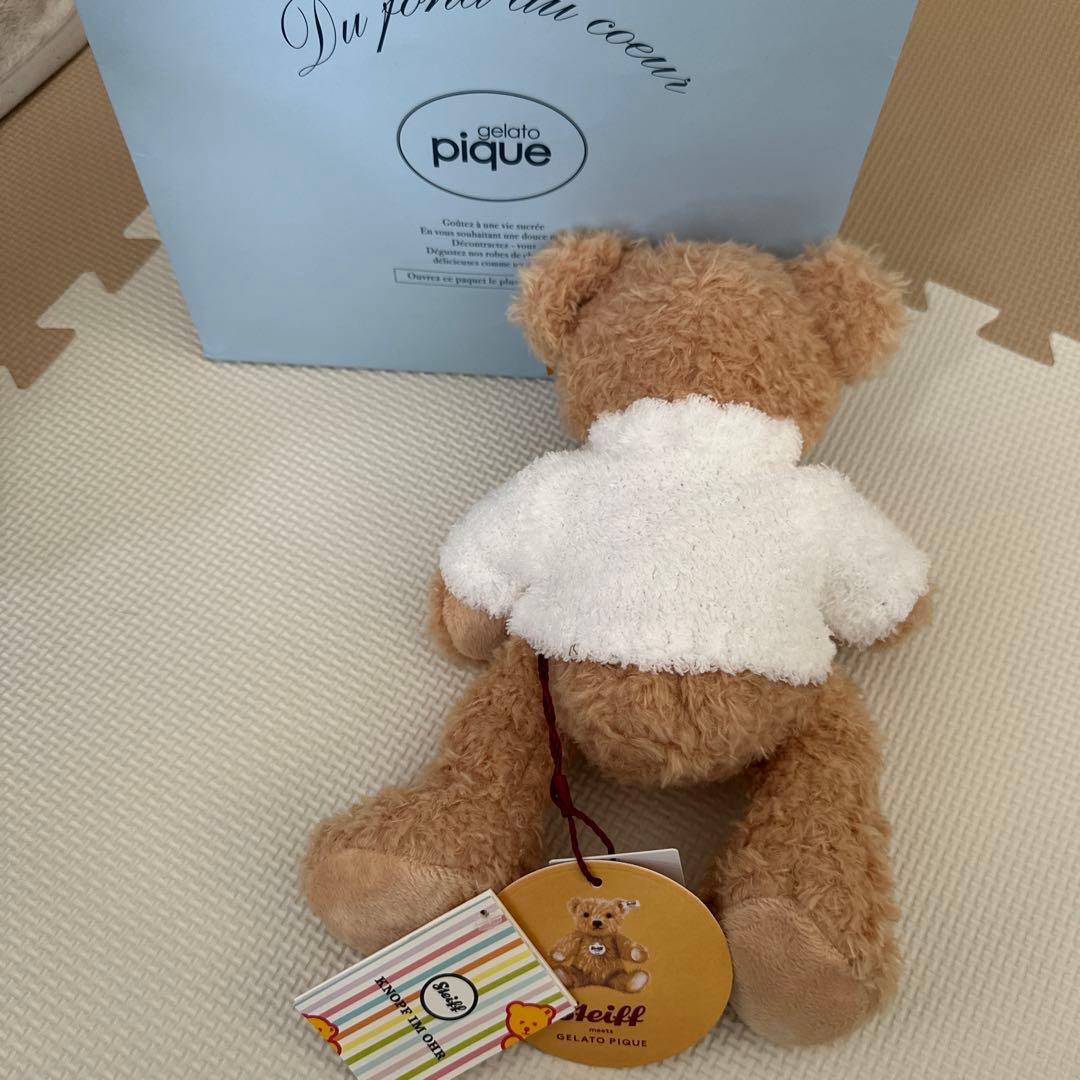 【新品未使用】ジェラートピケ　Steiffシュタイフぬいぐるみ　ジェラピケ