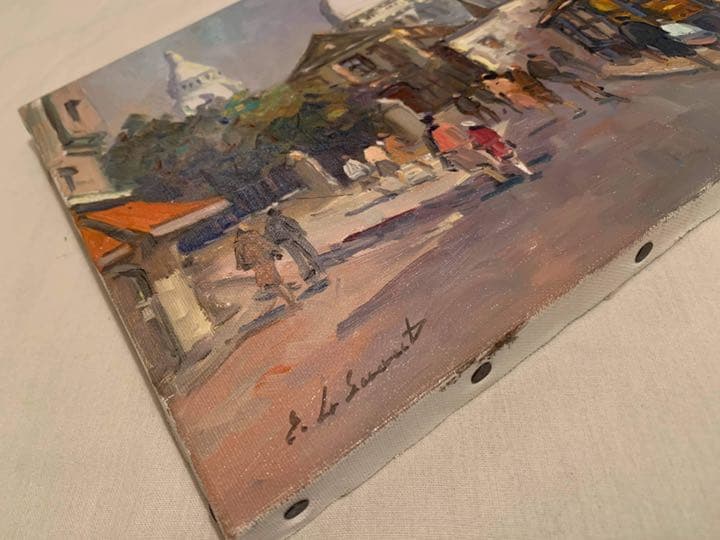 油彩画【フランス】