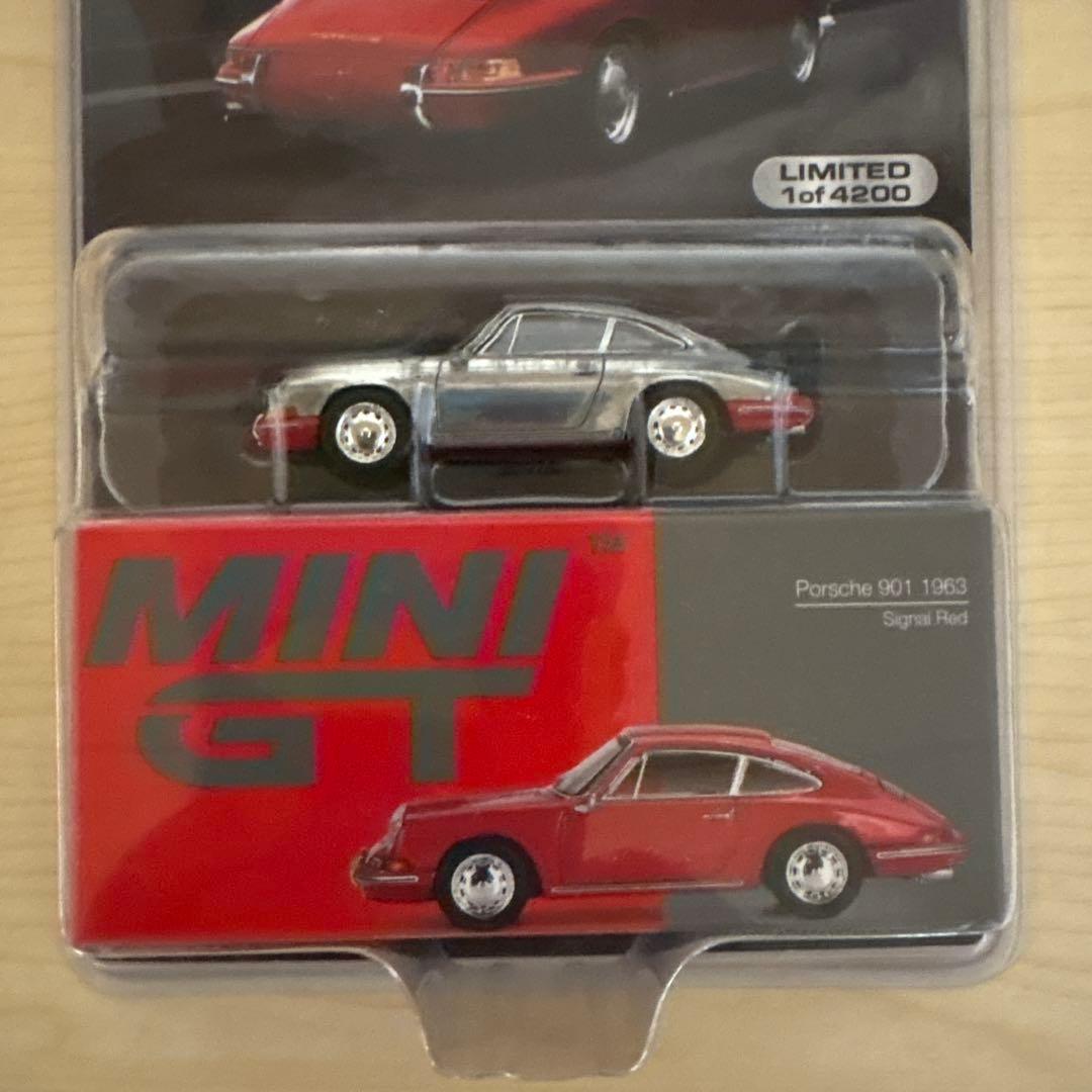 MINI GT Porsche 901 1963 Signal Red チェイス
