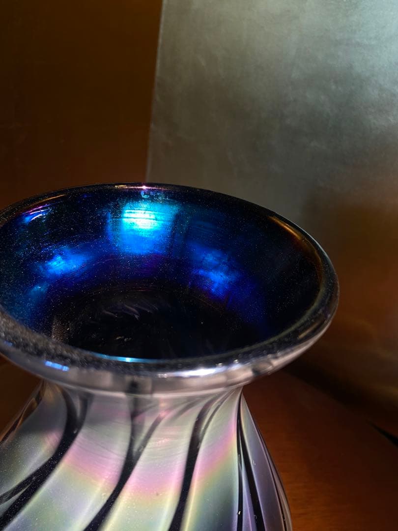 工芸品 Flower base marble color