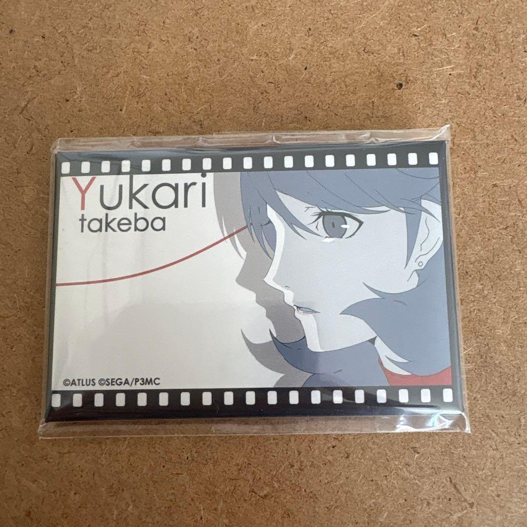 岳羽ゆかり　ペルソナ　劇場版ペルソナ3 マルイ スクエア缶バッジ