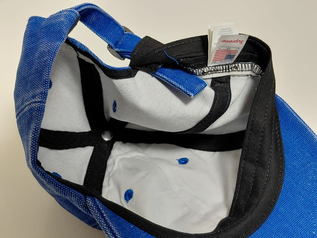 新品　Supreme　Coated　Canvas　S Logo　6-Panel