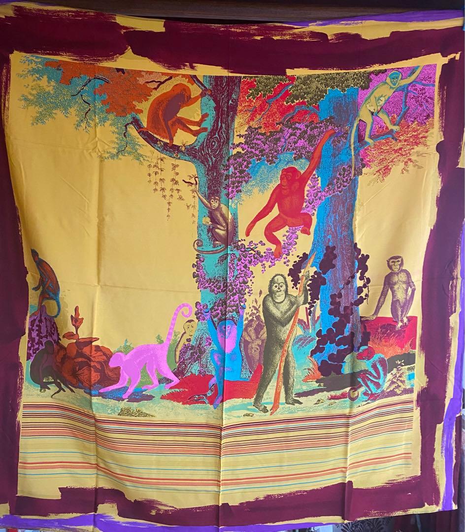 横尾忠則＋三宅一世　コラボスカーフ(訳あり)