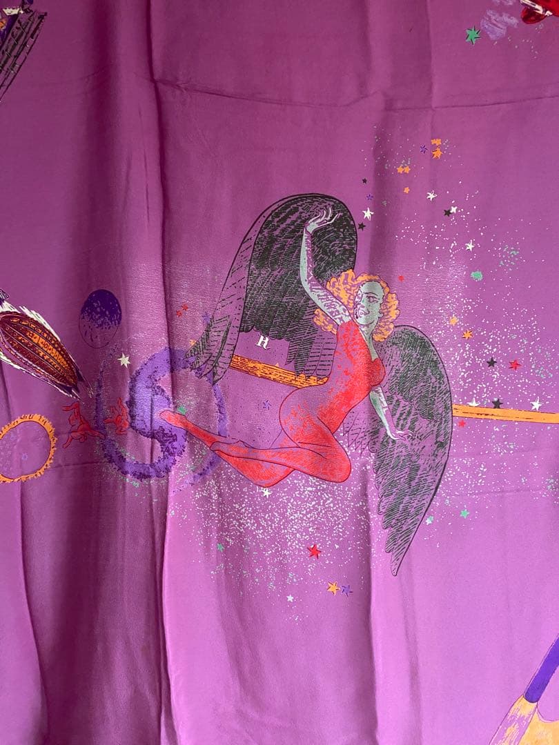 横尾忠則＋三宅一世　コラボスカーフ(訳あり)