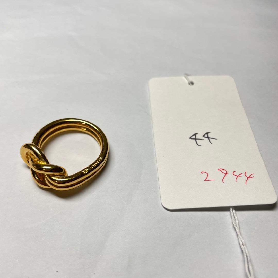 Milky ☆HERMES エルメス ノットリング ゴールド サイズ44