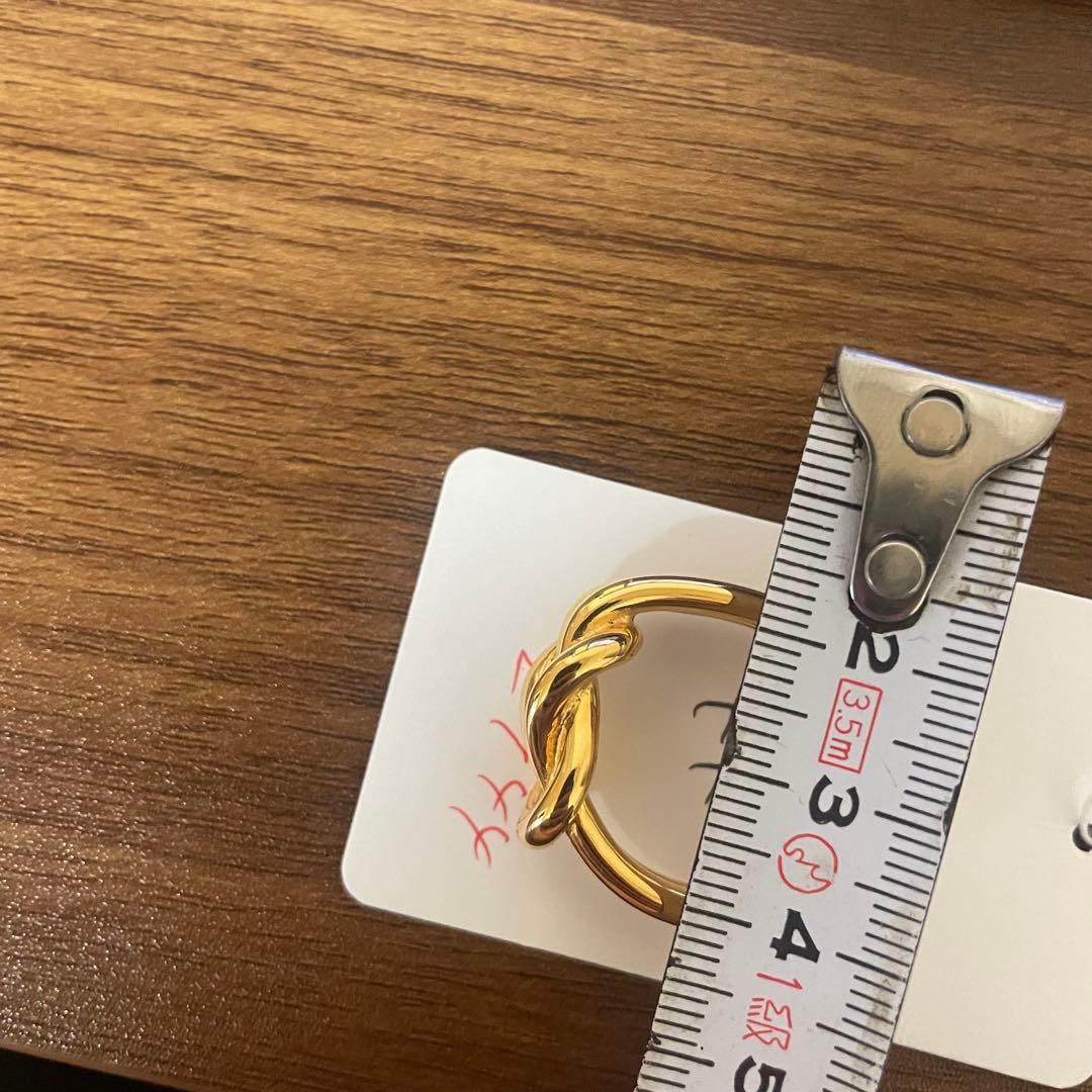 Milky ☆HERMES エルメス ノットリング ゴールド サイズ44