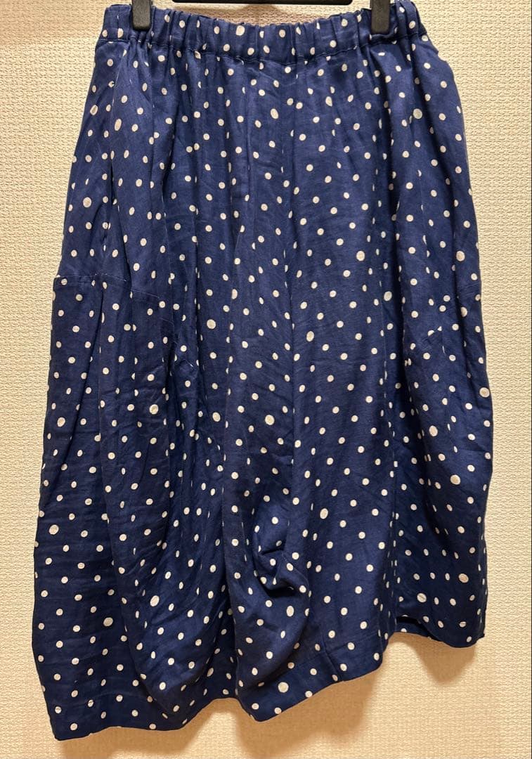 【23(日)迄】コムデギャルソン　コムコム　　ドットサルエルパンツ　XS