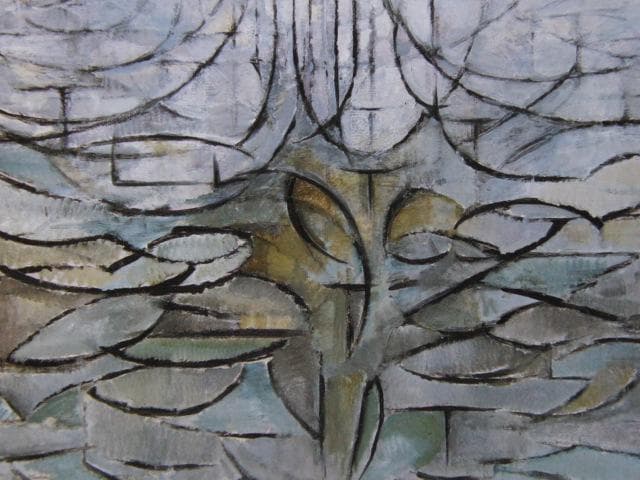 ピート・モンドリアン、『花盛りのリンゴの樹』、希少な画集より