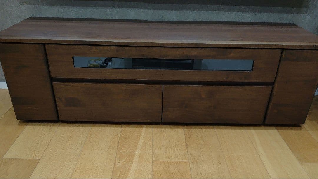 ウォルナット(ダークブラウン) 木製 テレビ台 モダン
