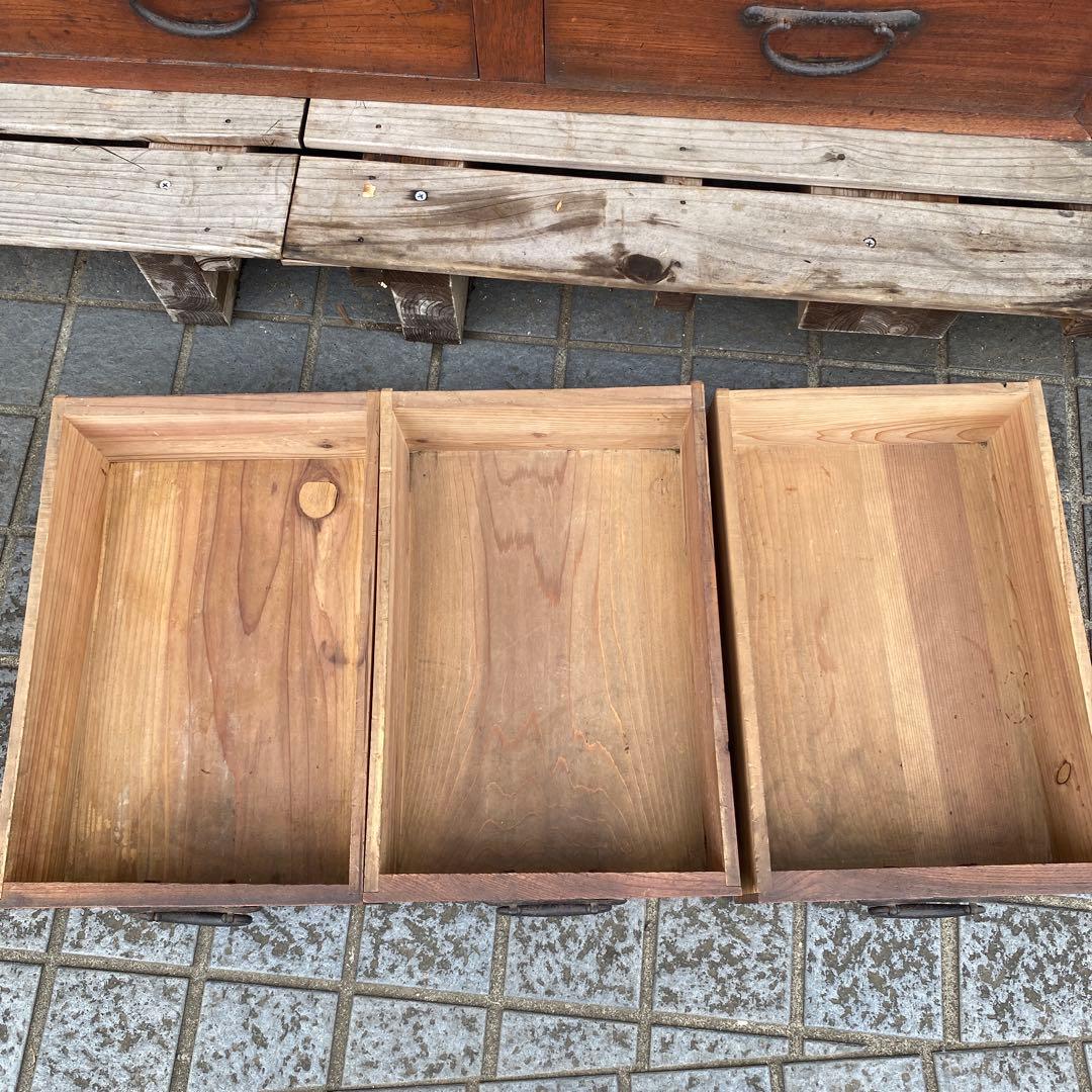 時代物 水屋箪笥 骨董品 和家具 アンティーク家具 店舗什器 古民家