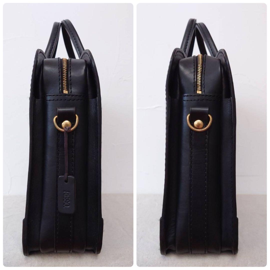 【極美品】HERZ ヘルツ RESO. ラップフラップ 2way ビジネスバッグ