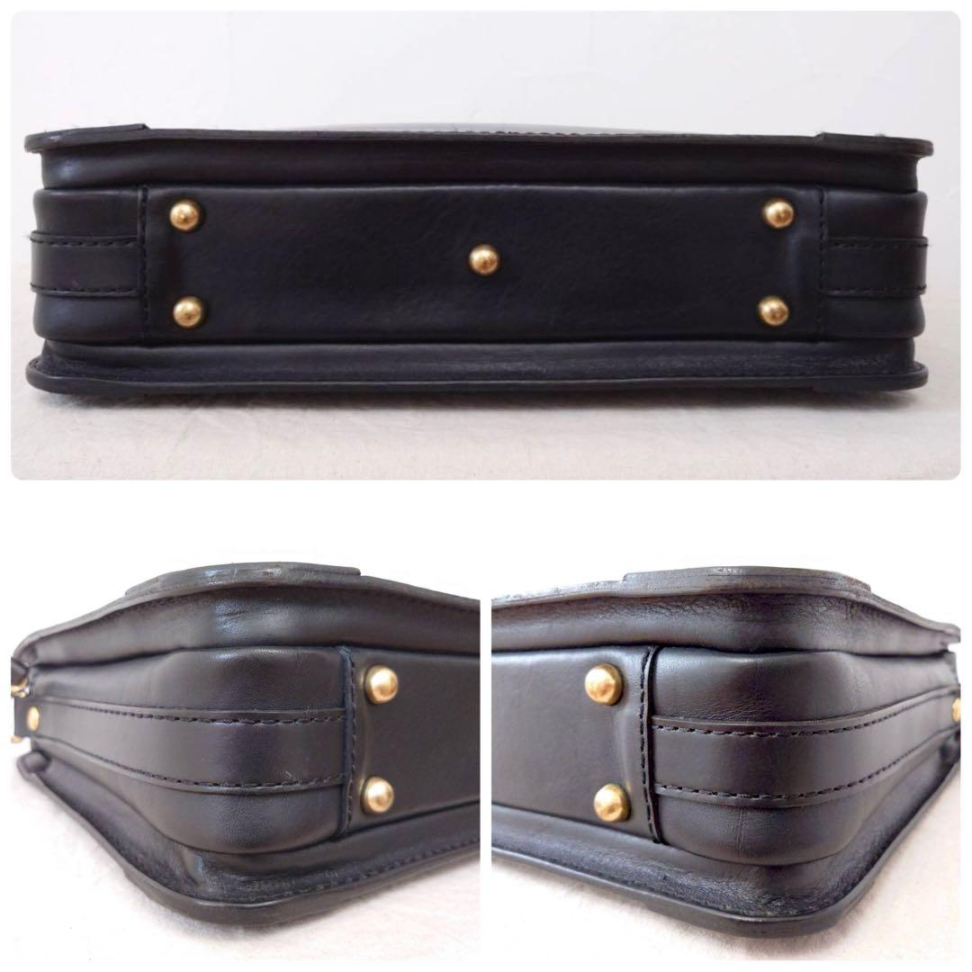 【極美品】HERZ ヘルツ RESO. ラップフラップ 2way ビジネスバッグ