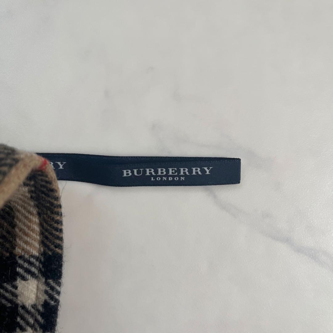未使用級　希少サイズ　バーバリーロンドン　ノバチェック　プリーツスカート　2XL