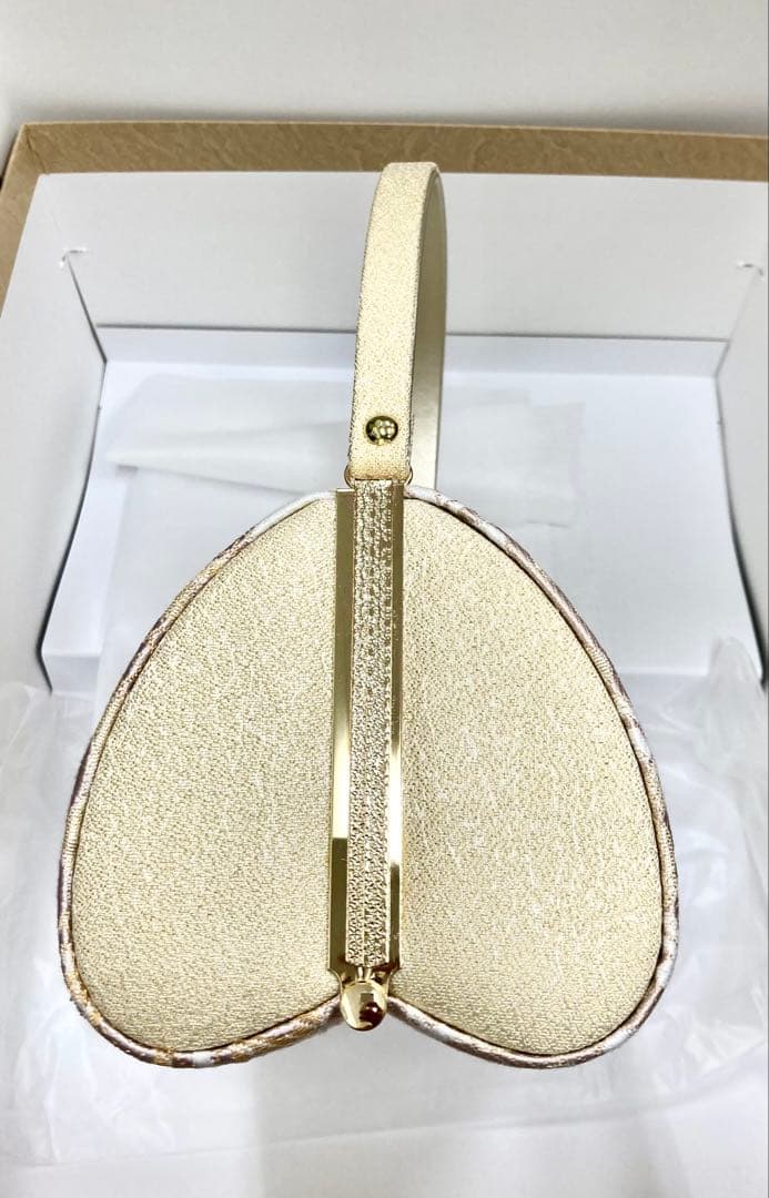 花柄刺繍 和装用バッグ 草履セット