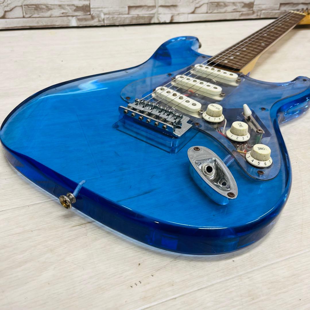 PhotoGenic st スケルトンブルー アクリルエレキギター