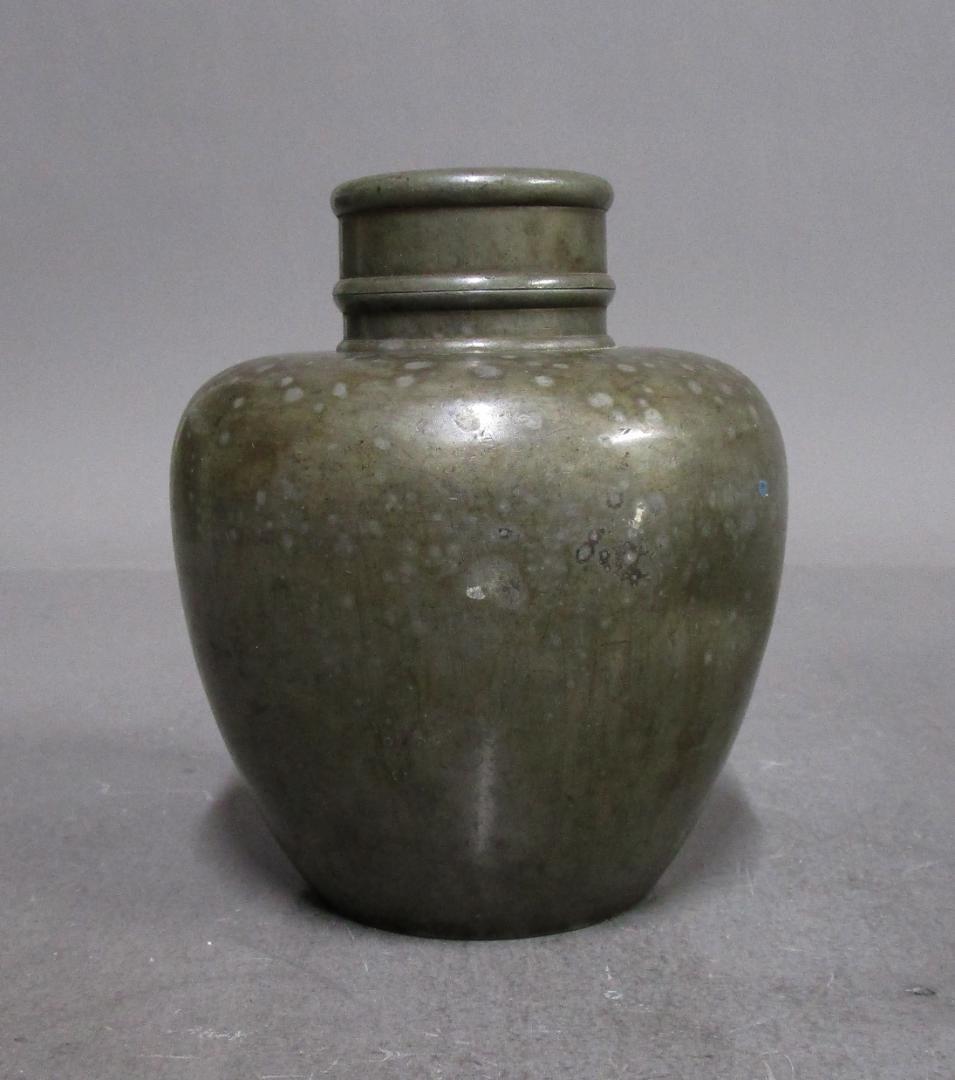 茶道具［錫茶壷］煎茶道具　茶入れ