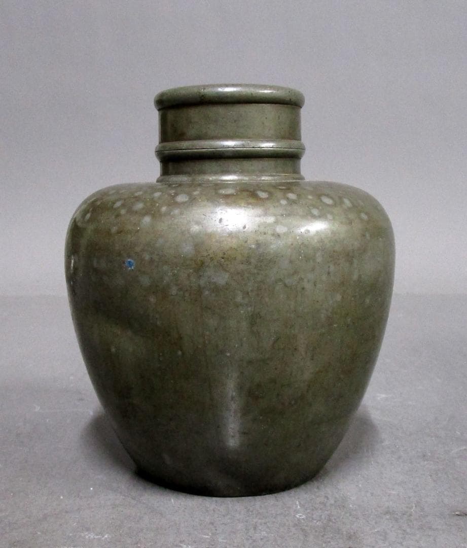 茶道具［錫茶壷］煎茶道具　茶入れ