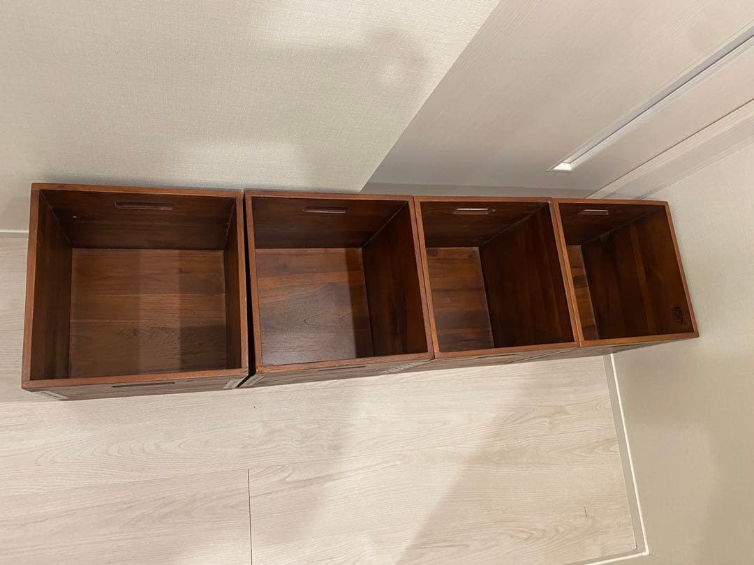 ACME FURNITURE TROY OPEN BOX 4個セット ブラウン