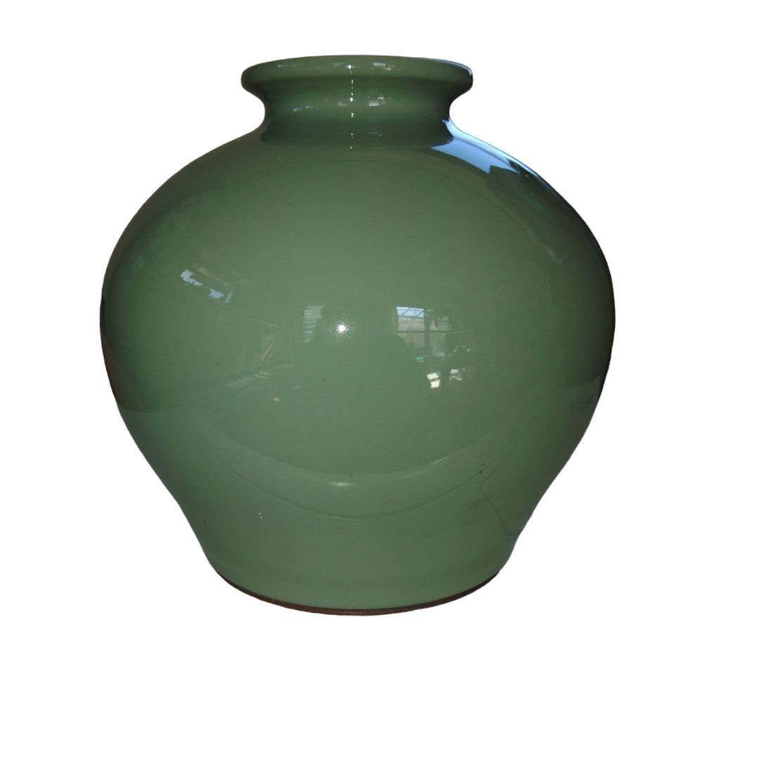 名工　宮永東山　青磁花入