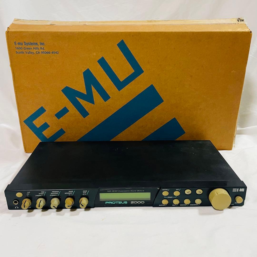 E-MU PROTEUS 2000 サウンドモジュール　元箱付　現状品
