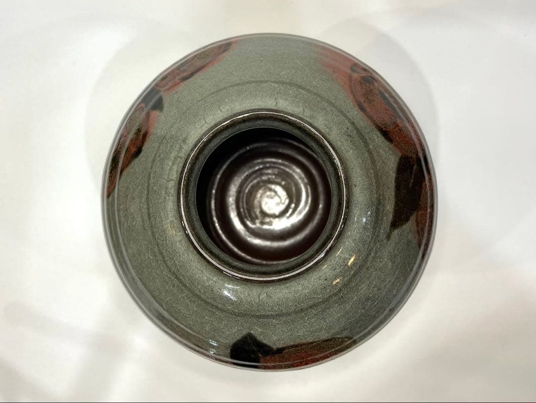 田村耕一 青磁釉 椿壺 人間国宝