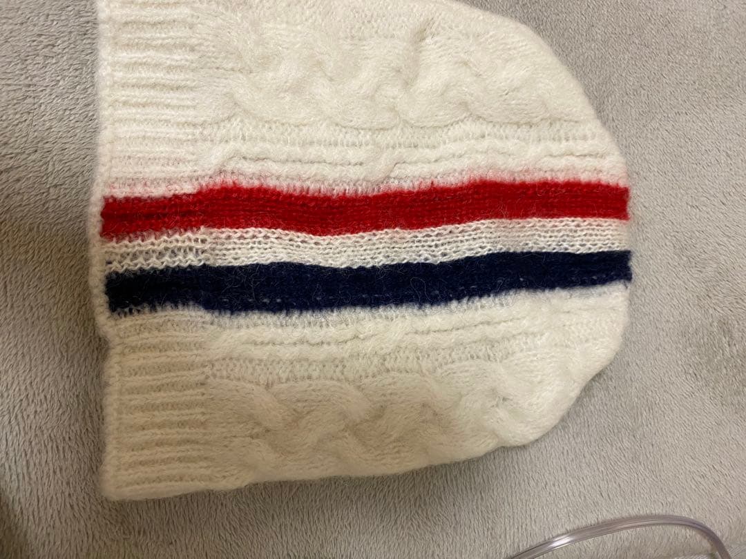 MONCREL モンクレール ニット帽 ビーニー トリコロール キャップ