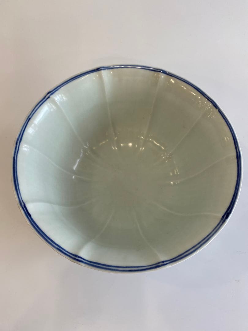 染付龍紋鉢　景徳鎮　馮伯祥作