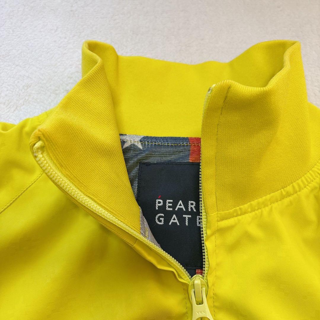 極美品　パーリーゲイツ　蓄熱裏地　スニード　ジャケット　星条旗　スター　イエロー