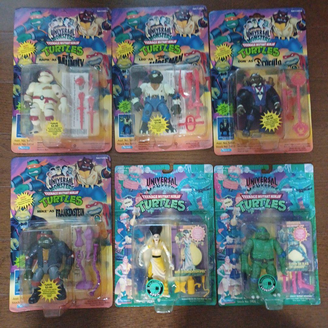 「ユニバーサルモンスター　ミュータント・タートルズ」シリーズ　現地物6種類セット