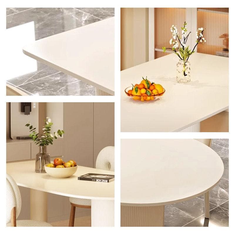 幅120/ホワイト テーブル単品 セラミック 艶消し ホワイト 北欧 モダン